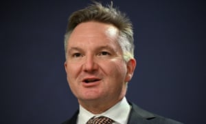 Federal Climate Change and Energy Minister Chris Bowen 
addresses media during a press conference in Sydney, Thursday, June 9, 2022