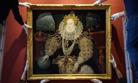 National significance … the Armada portrait of Elizabeth I is reinstalled at Queen’s House, Greenwich.