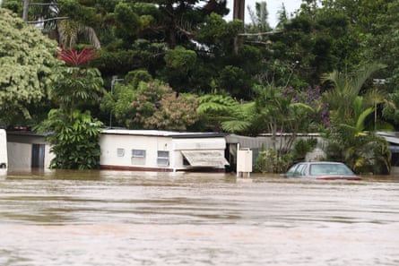 Flooding is seen in Chinderah, Northern NSW, Tuesday, March 1, 2022.