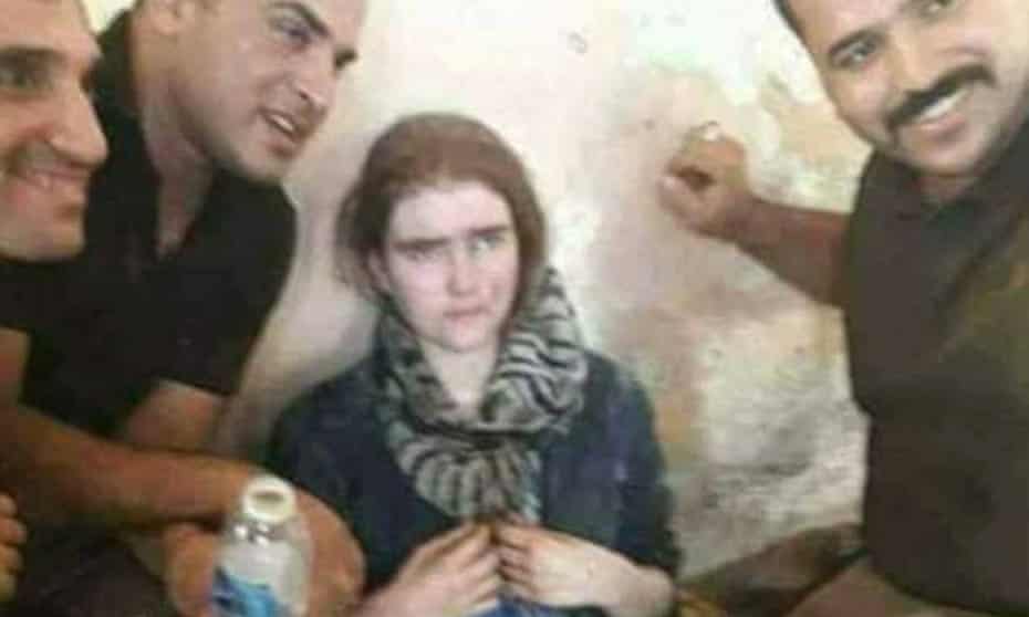 The girl arrested by Iraqi forces, who it is believed could be missing Linda Wenzel.