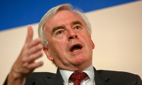 McDonnell did not comment on whether he had privately described his party’s policy as a ‘slow-motion car crash’.