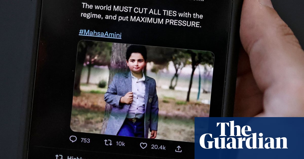 Iranian protesters chant anti-regime slogans at boy's funeral | Iran | The Guardian