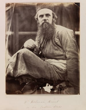Holman Hunt in Eastern Dress, May 1864 by Julia Margaret Cameron