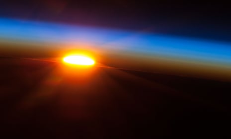 Sunrise over Pacific Ocean
