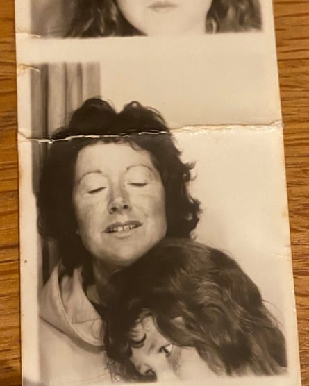 Closeup of Sara and her mother in one of the photos