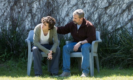 Timothee Chalamet and Steve Carell in Beautiful Boy. Film still
