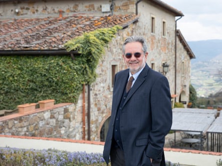 Sean Ferrer Hepburn in Tuscany last month.