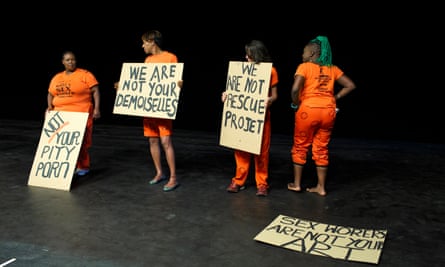 An image from TLDR, the 13-channel video installation about sex workers that will not be shown at the Modern Gallery.