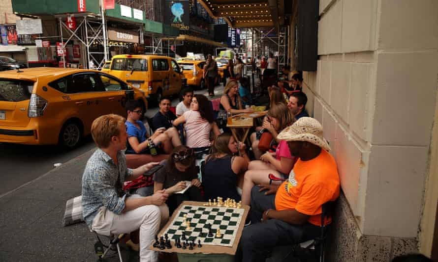 Crowds wait in line for Hamilton tickets – but the most ardent fans have not seen it