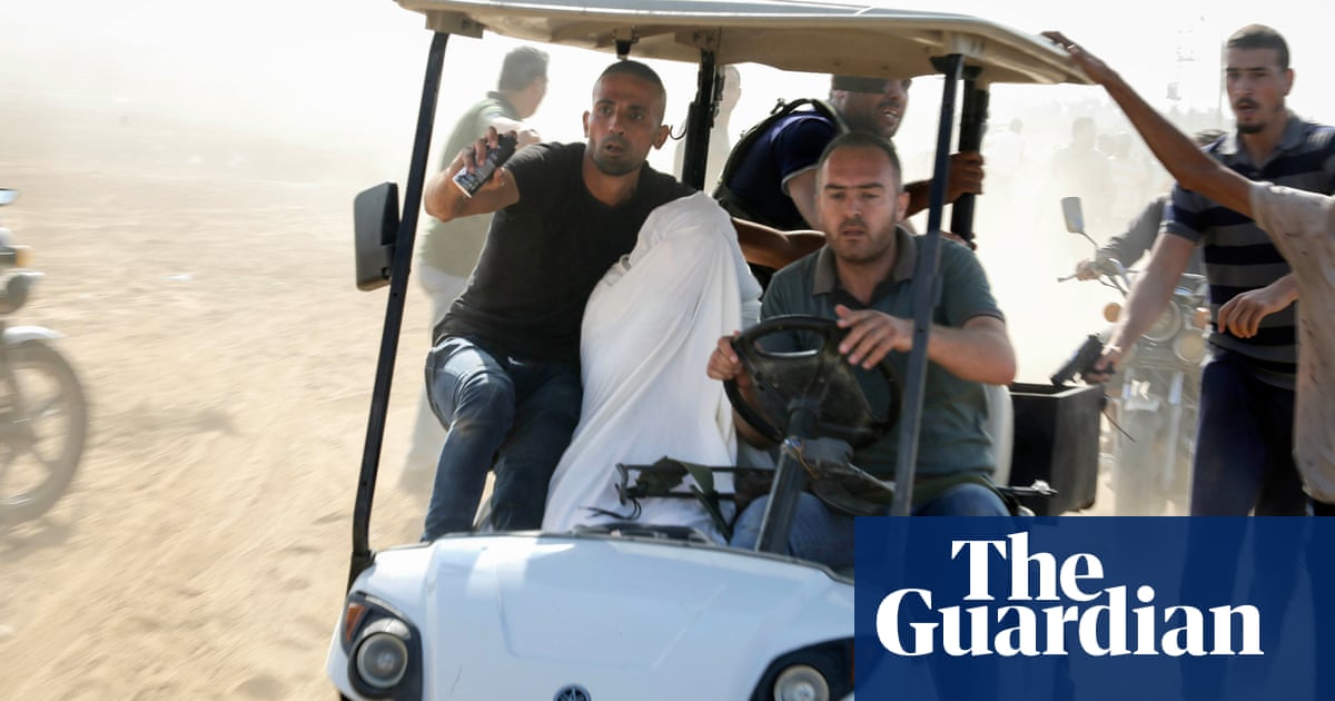 Hamas launches surprise air and land attack on Israel – in pictures | World news | The Guardian