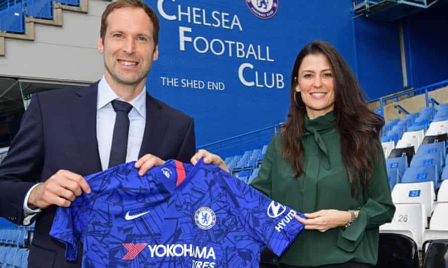 Petr Cech and Marina Granovskaia