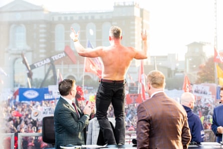Pat McAfee flashes Texas TechâÂÂs Guns Up gesture during ESPNâÂÂs College GameDay in Lubbock, Texas, last November. His boisterous, crowd-baiting antics have become a fixture of the program, though he has proved less enthusiastic about being on the receiving end of the joke.