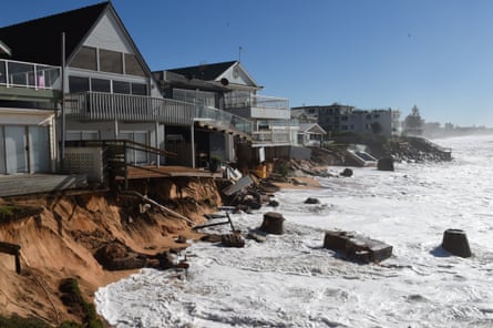 Beachfront homes along Pittwater Road, Collaroy damaged by storms in 2016
