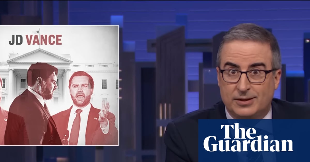 John Oliver on JD Vance: ‘He’s become the archetype of the hyper-online conservative troll’