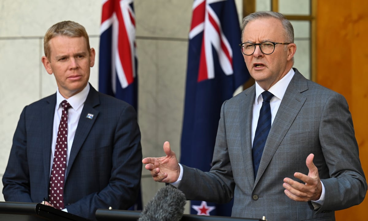 Albanese to welcome Chris Hipkins amid migration overhaul – as it happened | Australia news | The Guardian