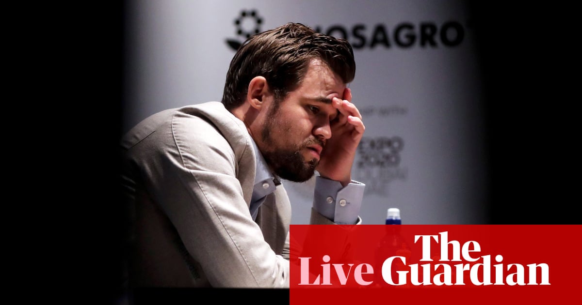 Magnus Carlsen contra Ian Nepomniachtchi: Juego de campeonato mundial de ajedrez 5 - En Vivo!
