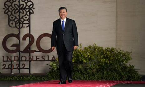 Xi Jinping arrives for the G20 leaders' summit this morning.