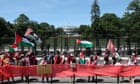 Thousands gather at White House for pro-Palestinian protest