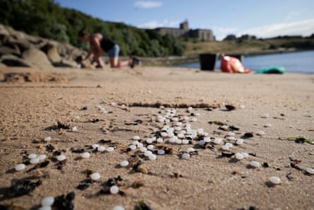Nurdles at Fish Quay Sands, North Shields.