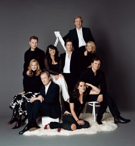 The cast of Love Actually in 2003.