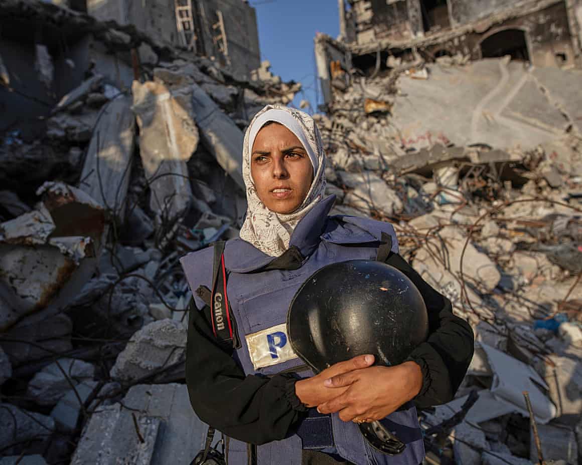 Mariam Abu Dagga, one of five journalists killed on Monday in an Israeli double-bombing of the last functioning public hospital in southern Gaza.