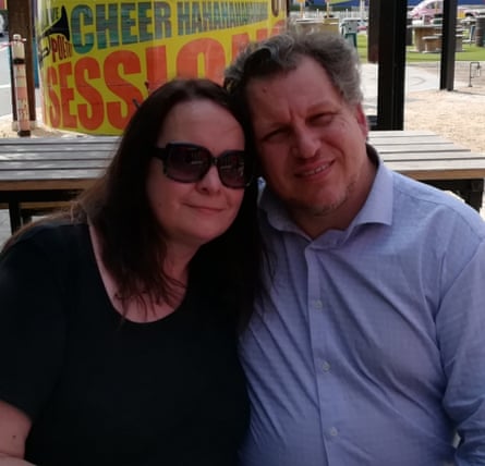 Robert Pether (right) and wife Desree Pether.