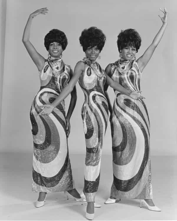 The Supremes in 1968. From left: Mary Wilson, Diana Ross and Cindy Birdsong.