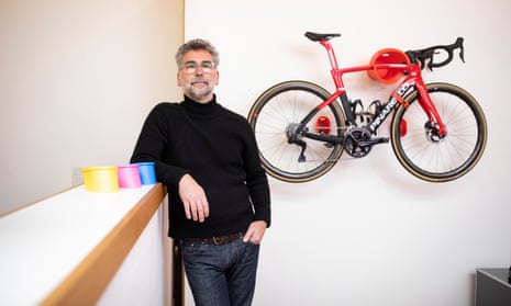 Andrew Lang founded Cycloc in 2006. Photographed in east London, 19 January 2023