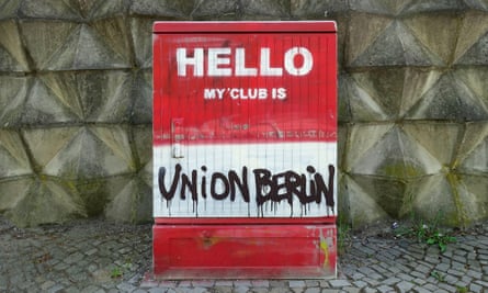Grafitti showing support for Union Berlin
