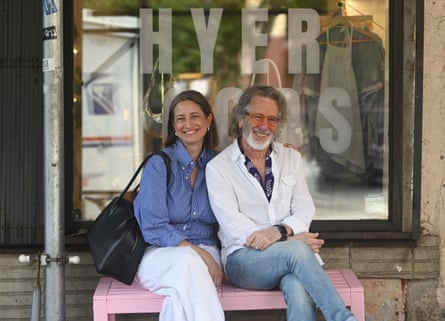Dana Cohen, the owner and designer of Hyer Goods together with her creative partnet David Siskin