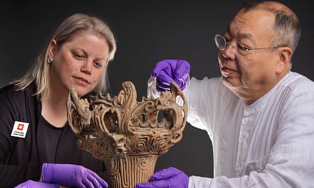 This Jōmon flame pot is more than 5,000 years old