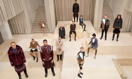 Burberry’s latest catwalk show – filmed in the brand’s empty and shuttered London flagship store.