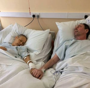 Donations flooded in after the children of Julie and Mike Bennet released a photograph of their parents holding hands on their deathbeds.