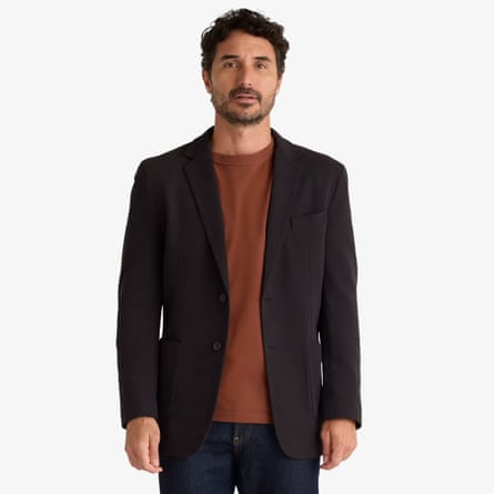 Quince Cotton Pique Knit Blazer cr quince
