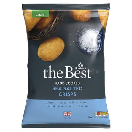 Morrisons Best Hand Cooked Sea Salted Crisps