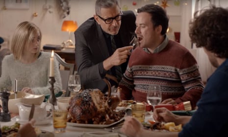 Jeff Goldblum in Curry’s 2015 Christmas ad campaign.