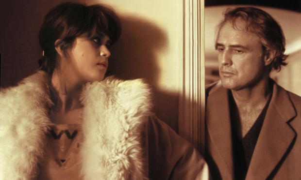 Maria Schneider and Marlon Brando in The Last Tango in Paris.