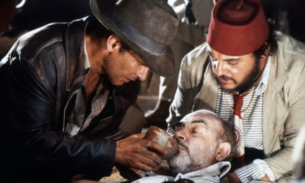 Connery in Indiana Jones and the Last Crusade.