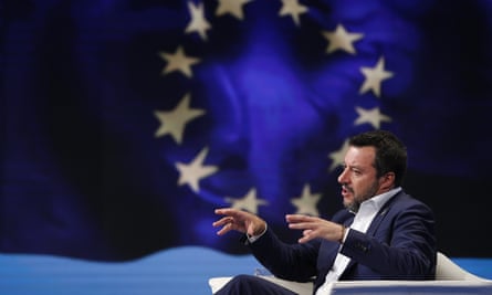 Matteo Salvini, the rise of whose League party was labelled a ‘tsunami’ by Bartolo.
