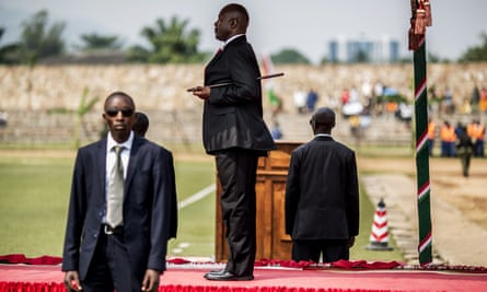 President Pierre Nkurunziza attends Burundi’s indepencence anniversary celebrations in July 2015.