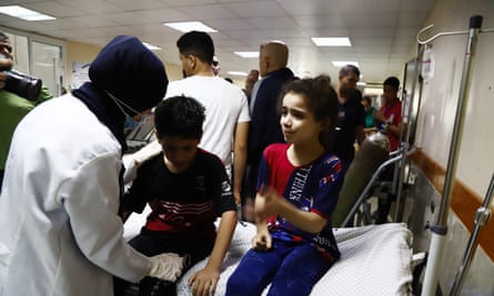 Children receive medical care