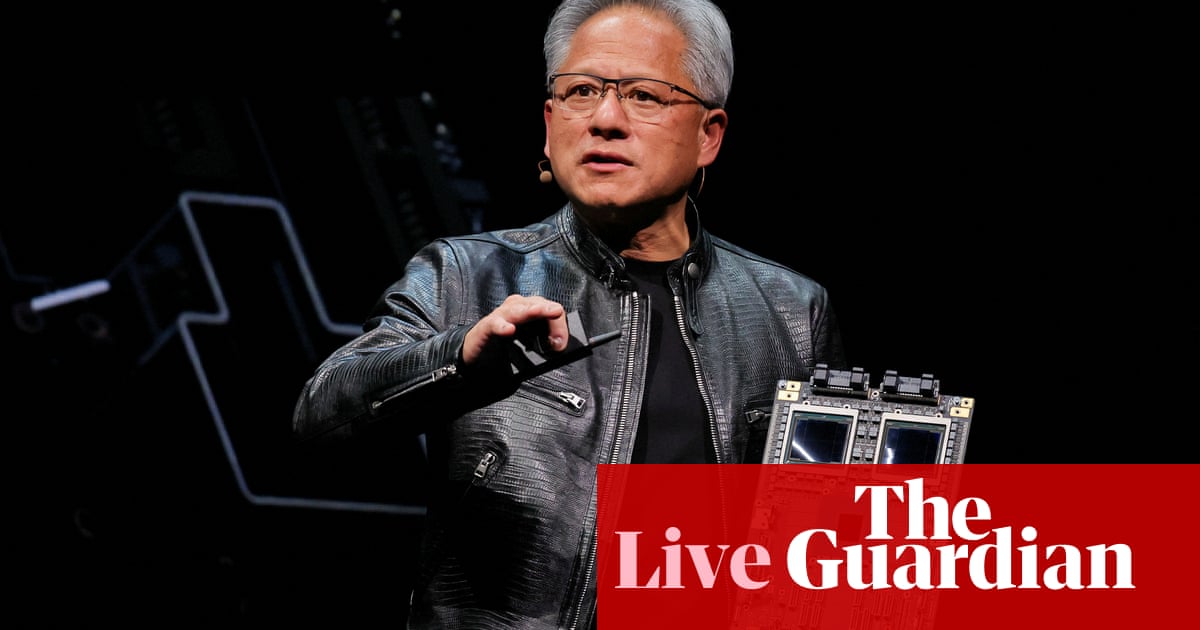 Nvidia boss visits China days after Donald Trump limits AI chip exports business live