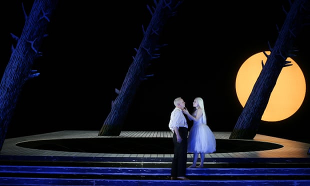 Peter Wedd and Anne Sophie Duprels in a production of Rusalka by Scottish Opera last year.
