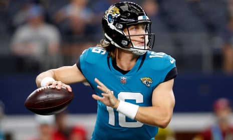 Trevor Lawrence near perfect in final game before his NFL career begins | Jacksonville Jaguars | The Guardian