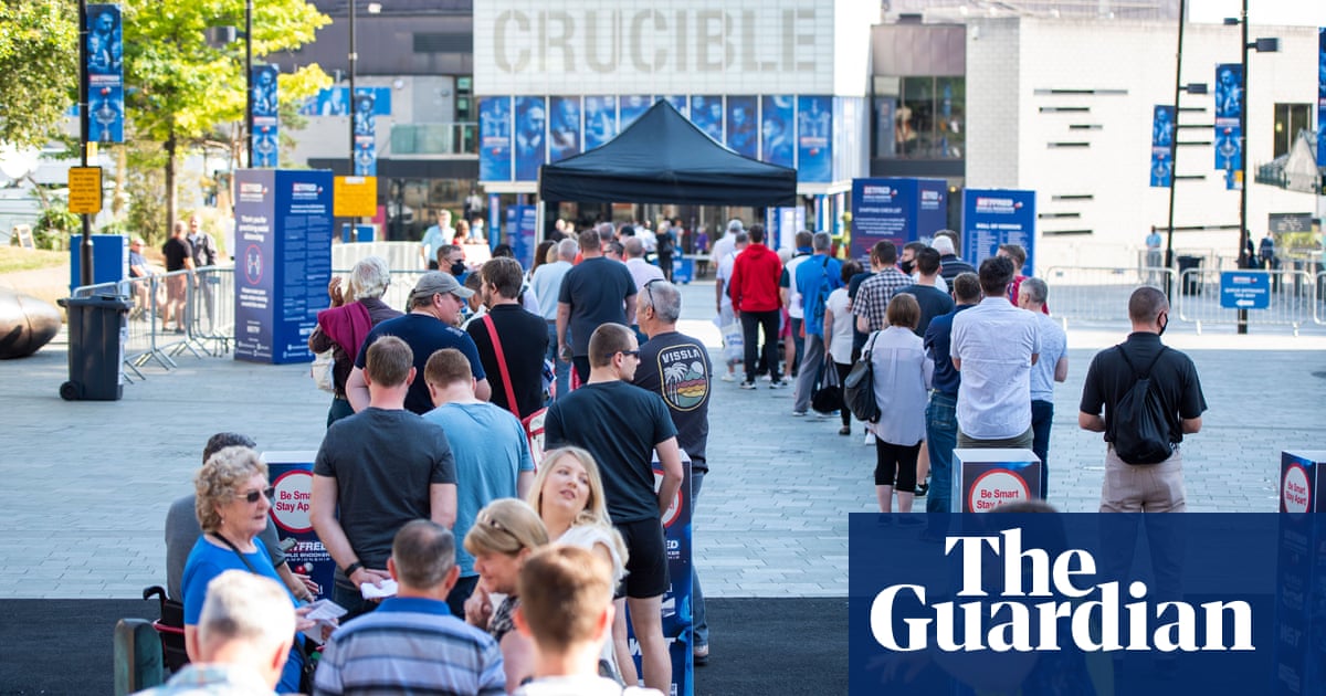 Bizarre day for snooker fans at the Crucible provides dose of new normal | Aaron Bower