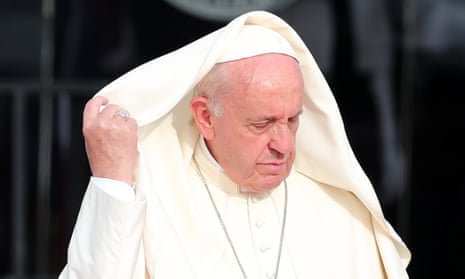 Pope Francis arrives in Peru