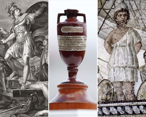 Odyssey, Iliad books and the Ashes urn