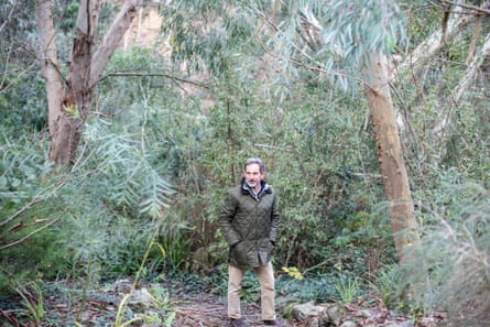 John Curtis at Ventnor Botanic Garden.