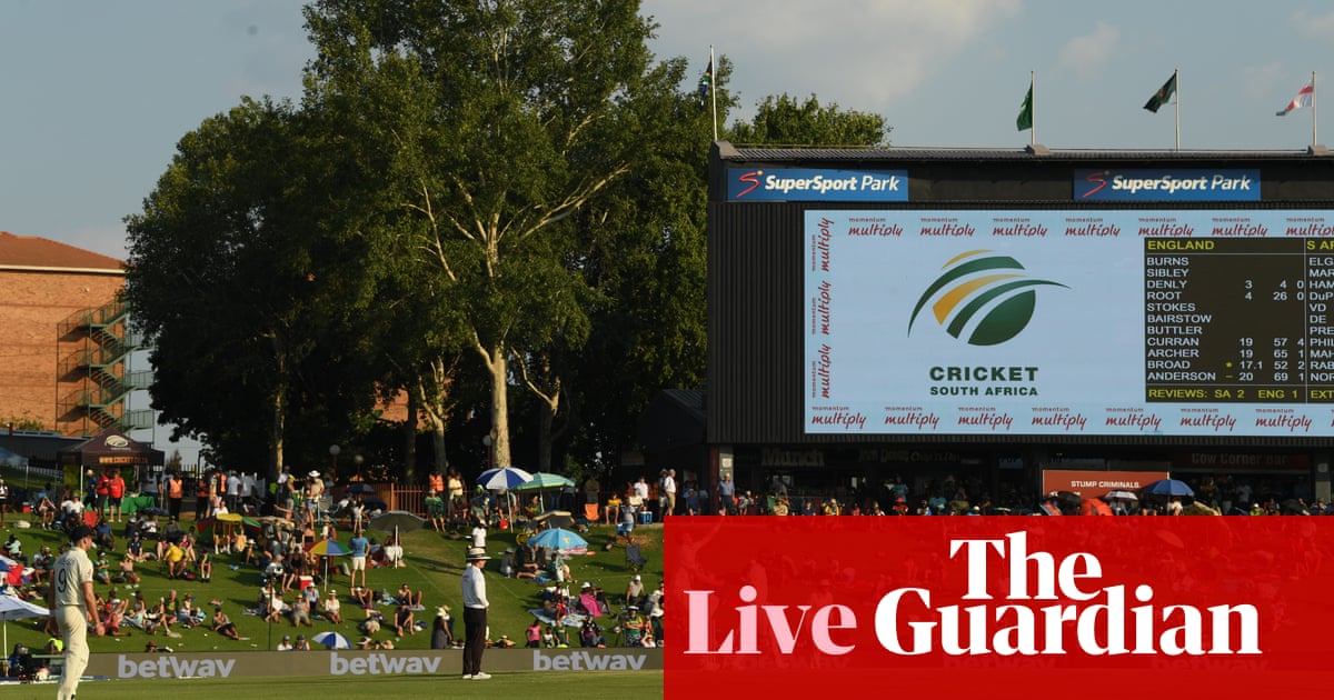 South Africa v England: first Test, day two – live!