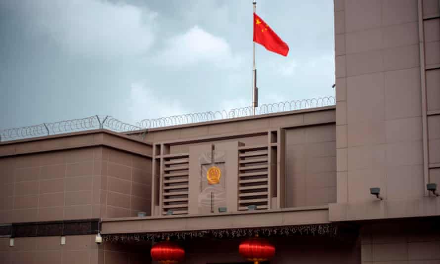 The Chinese consulate in Houston, which the US ordered to close within 72 hours on Wednesday.